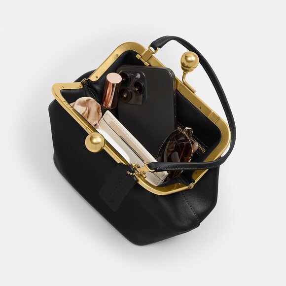 Coach Kisslock Frame Bag 16 - Picture 7 of 9